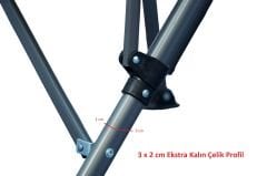 KATLANIR KAMP SANDALYESİ LUX - MAVİ