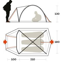 FERRINO - TENERE 3 KİŞİLİK ÇADIR (3 MEVSİM)