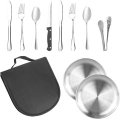 10 PARÇALI KAMP ÇATAL, BIÇAK SETİ