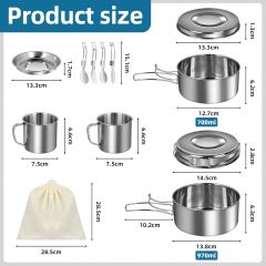 KAMP PİŞİRME SETİ 12 PARÇA