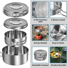 KAMP PİŞİRME SETİ 12 PARÇA
