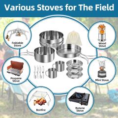 KAMP PİŞİRME SETİ 12 PARÇA