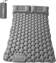 ŞİŞME YATAK ÇİFT KİŞİLİK - KENDİNDEN POMPALI - GRİ