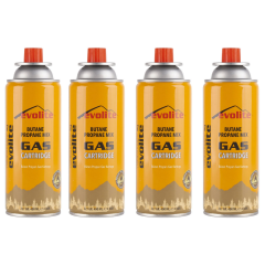 EVOLITE - GAZ KARTUŞU (VİDALI KARTUŞ) 4'LÜ SET - 227 GR