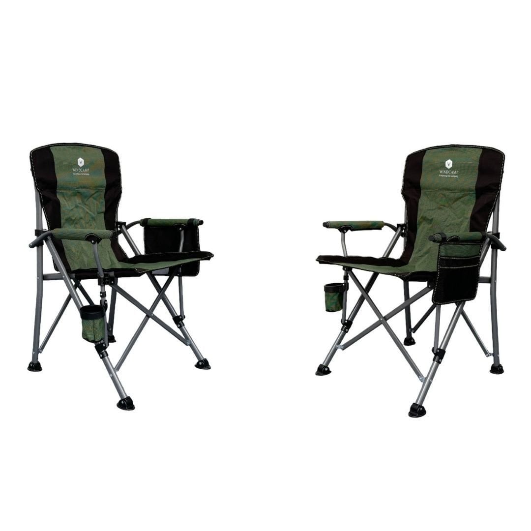 WINDCAMP LUX YEŞİL 2'Lİ KAMP SANDALYESİ