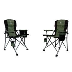 WINDCAMP LUX YEŞİL 2'Lİ KAMP SANDALYESİ