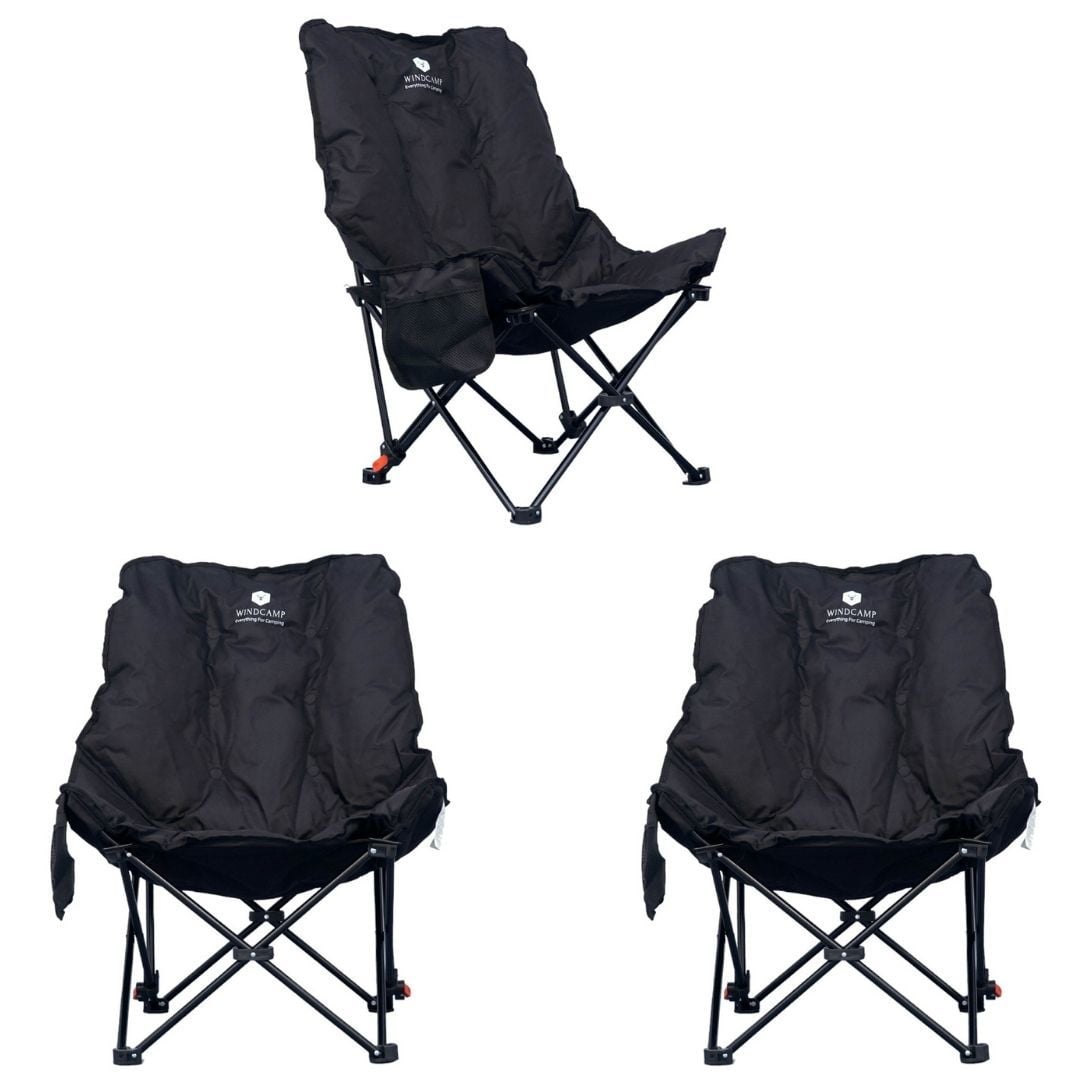 WINDCAMP BEL KORUNAKLI 3'LÜ KAMP SANDALYESİ