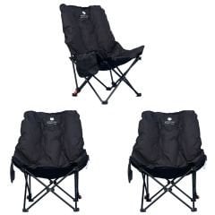 WINDCAMP BEL KORUNAKLI 3'LÜ KAMP SANDALYESİ