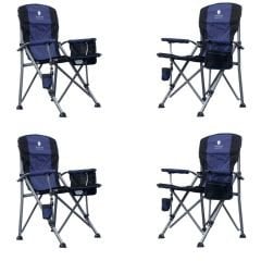 WINDCAMP LUX MAVİ 4'LÜ KAMP SANDALYESİ