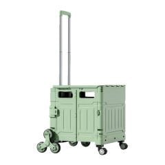 KATLANIR KAMP, PİKNİK VE PAZAR ARABASI - SEHPA (8 TEKERLİ) - XL - YEŞİL