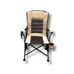 KATLANIR KAMP SANDALYESİ COMFORT - SIRT AYARLANABİLİR - BEJ