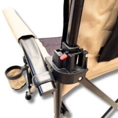 KATLANIR KAMP SANDALYESİ COMFORT - SIRT AYARLANABİLİR - BEJ