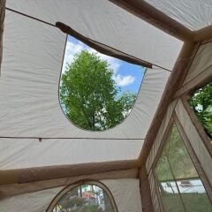 ŞİŞME ÇADIR 6 KİŞİLİK - BEJ (4 MEVSİM)