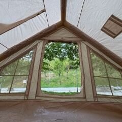 ŞİŞME ÇADIR 6 KİŞİLİK - BEJ (4 MEVSİM)