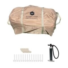 ŞİŞME ÇADIR 6 KİŞİLİK - BEJ (4 MEVSİM)