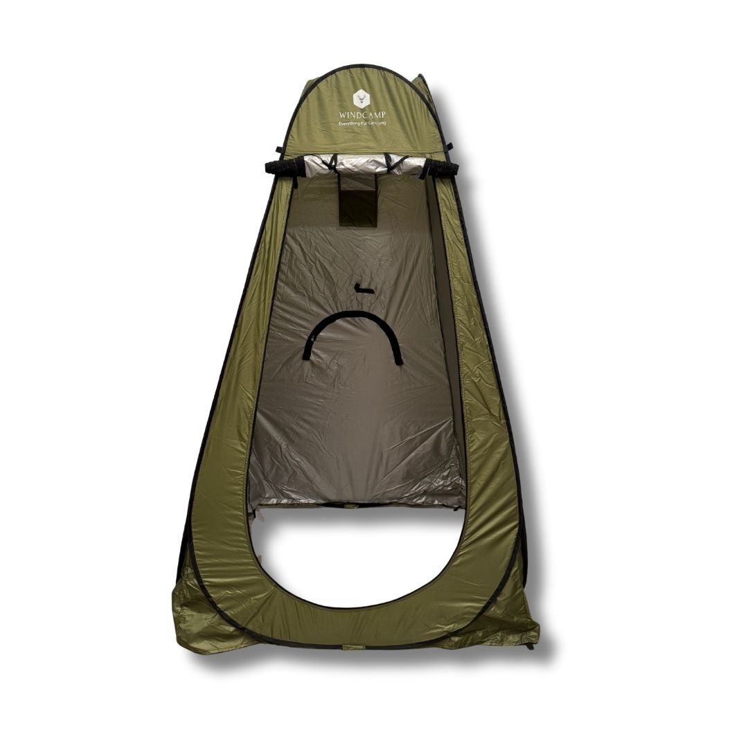 OTOMATİK AÇILIR KARAVAN DIŞ DUŞ ÇADIRI, GİYİNME KABİNİ - YEŞİL